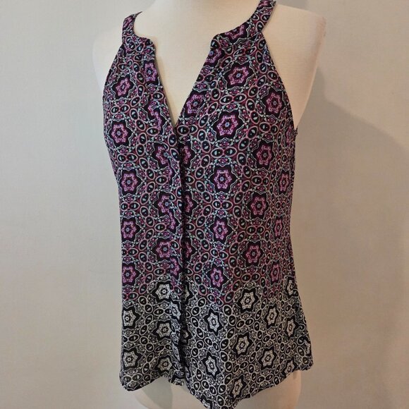 Sanctuary Print Halter Tank - Picture 2 of 15